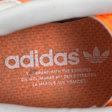 NEW Adidas Gazelle Indoor Orange Low Top Lace Up Athletic Sneakers Shoes Sz 6.5