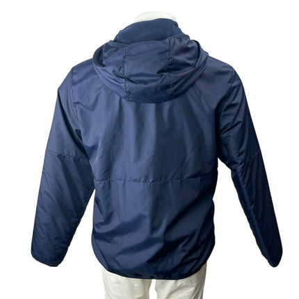 Nike Men's Blue Hoodie Hooded Full Zip Long Sleeve Outdoor Windbreaker Jacket M