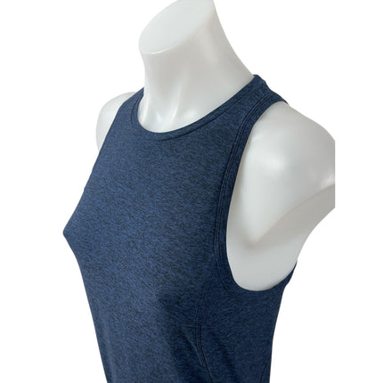 Outdoor Voices Blue High Neck Sleeveless  Yoga Activewear Athletic Tank Top Sz M