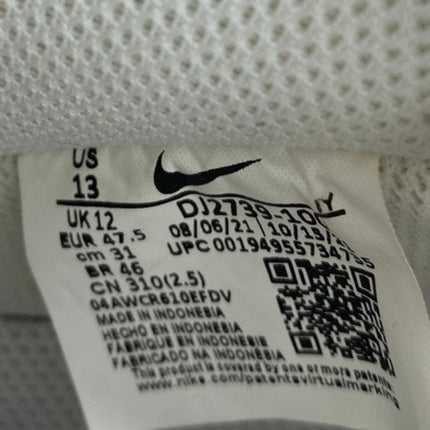 Nike Air Force 1 Men's White Leather Low Top Lace Up Athletic Sneakers Shoes 13