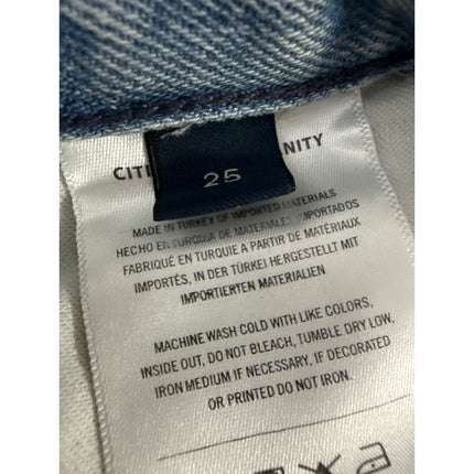NEW Citizen of Humanity Annabelle Blue High Rise Distressed Denim Jean Shorts 25