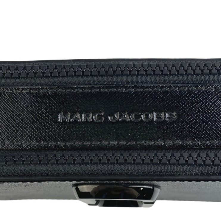 Marc Jacobs Snapshot DTM Black Genuine Leather Zip Unisex Purse Camera Bag OS