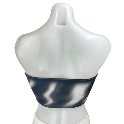 Yuse Multicolor Tie Dye Sleeveless Strapless Bandeau Crop Tube Tank Top One Size