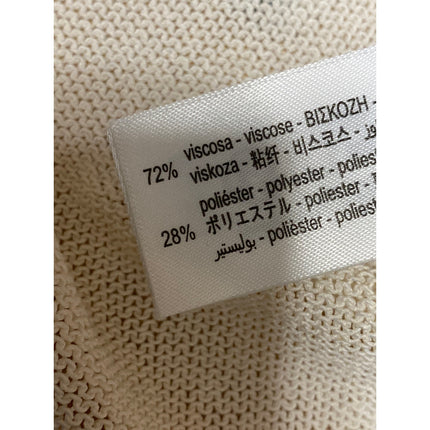 Zara Women's Cream Sleeveless V Neck Knit Blouse Cami Camisole Tank Top Size S