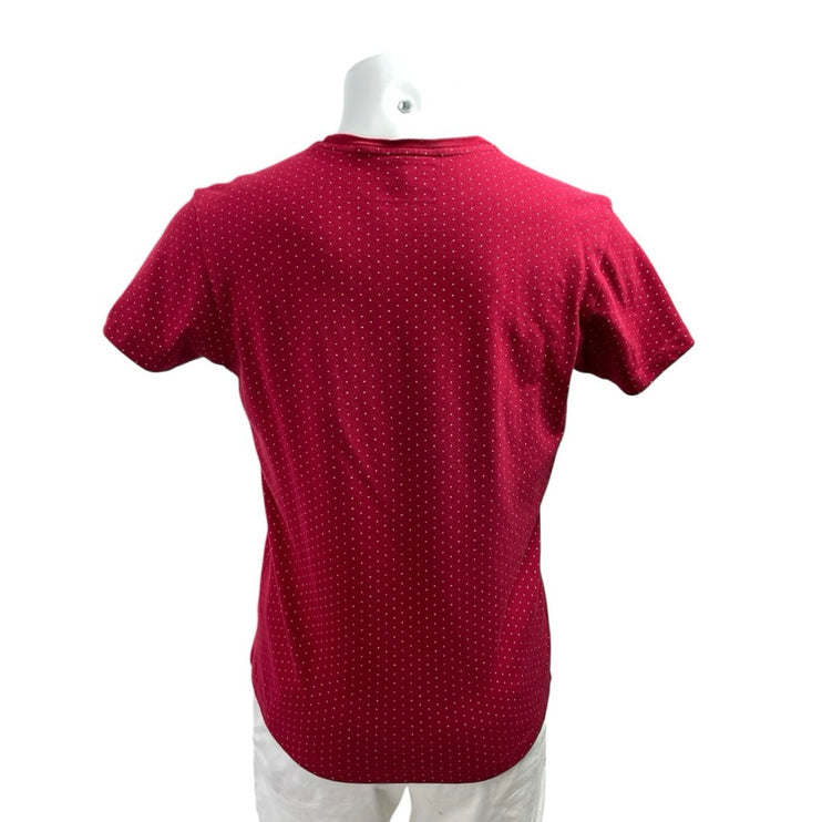 Graphics Series Men's Red Cross Short Sleeve Crew Neck T Shirt Tee Top Size M