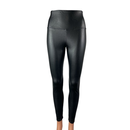 Aritzia Wilfred Free Women's Black High Rise Faux Leather Vegan Leggings Pants S