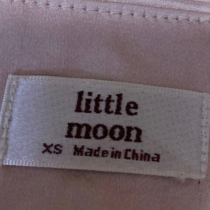 Aritzia Little Moon Pink Sleeveless V Neck Cami Camisole Tank Crop Top Size XS