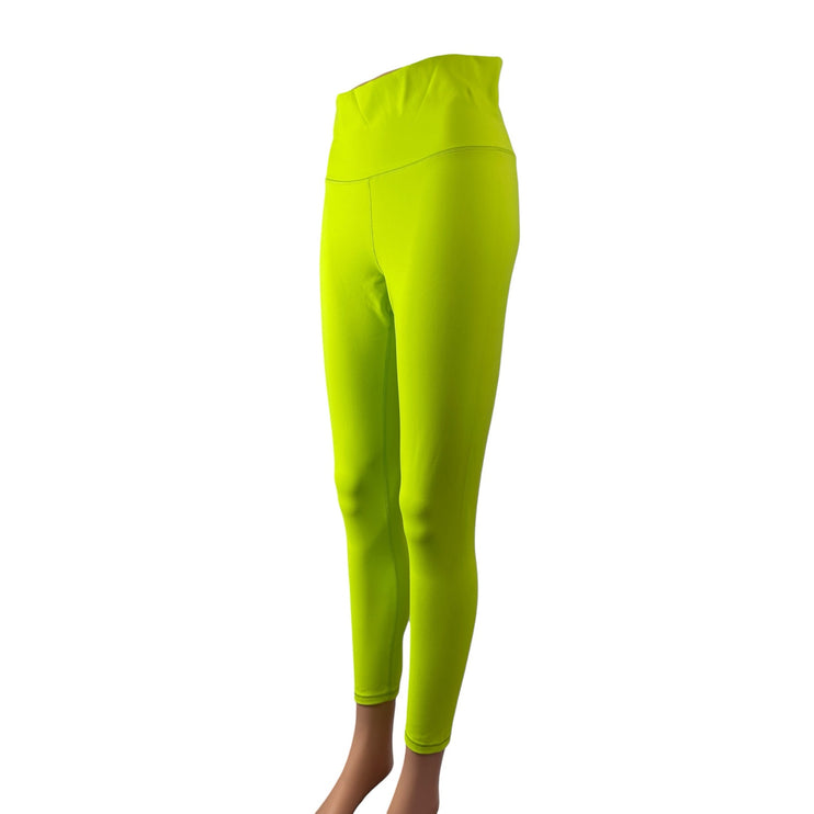 Terez Women's Neon High Rise Skinny Yoga Athletic Activewear Leggings Pants Sz L