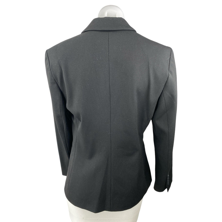 Express Women's Black Long Sleeve Notch Collar One Button Blazer Coat Jacket S