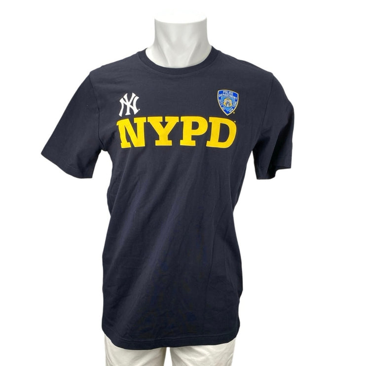 NEW New Era NYPD Police Department Mens Navy Short Sleeve Tee T-shirt Top Size M