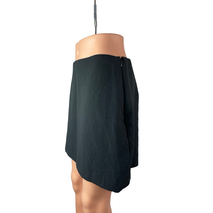 Abercrombie & Fitch Women's Black High Waisted Straight Mini Skirt Skort Size M