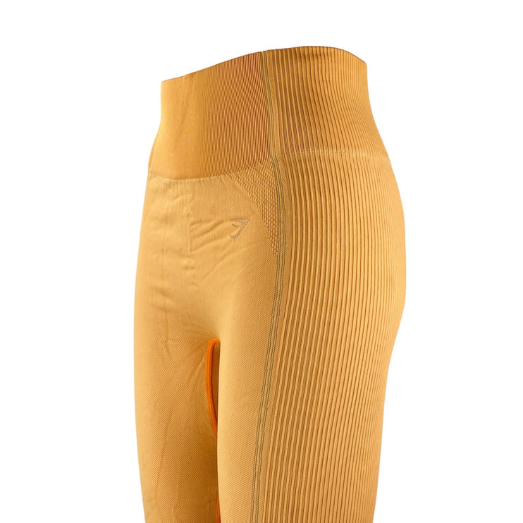 Gymshark Beige High Waist Skinny Yoga Gym Athletic Activewear Leggings Pants S