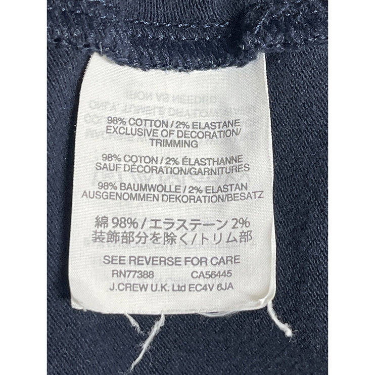 J.Crew Stretch Pique Men's Blue Collared Short Sleeve Casual Polo Shirt Top XL