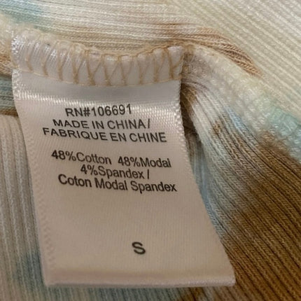 Young Fabulous & Broke Robbie Multicolor Tie Dye Sleeveless Tank Midi Dress S