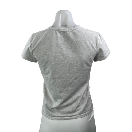 Aritzia TNA Womens Gray Heather Basic Casual Short Sleeve T Shirt Tee Top Size M