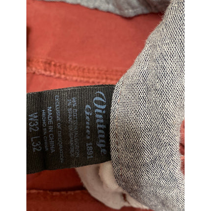 Vintage Genes 1891 Mens Red Slim Fit Straight Leg High Rise Denim Jeans Pants 32