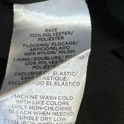 Ann Taylor LOFT Black Sheer Long Balloon Sleeve Polka Dots Blouse Top Size XL