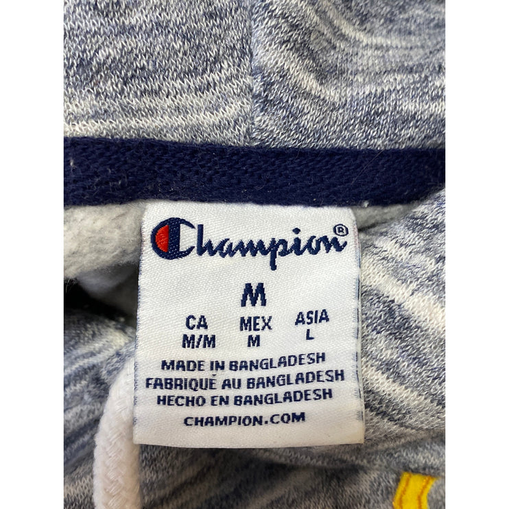 Champion Women's Gray University of Michigan Hoodie Hooded Sweatshirt Top Sz M