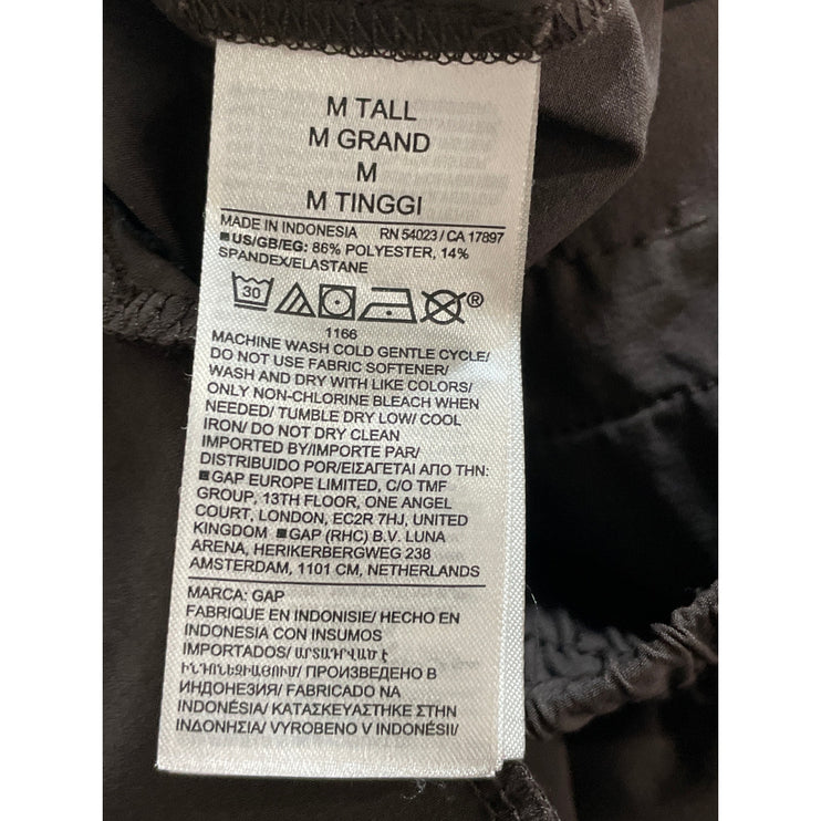 Gapfit Women's Brown High Rise Pleated Wide Leg Straight Trousers Pants Size M
