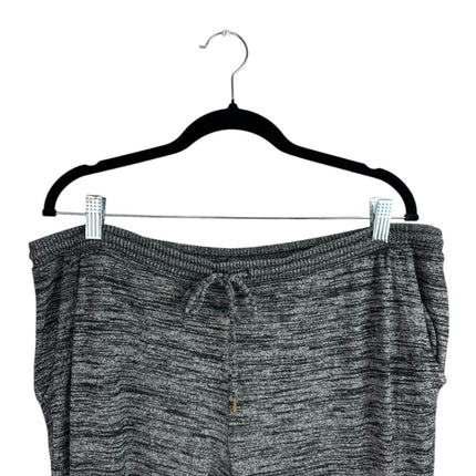 GAP Women's Heather Gray Tapered High Waist Drawstring Trousers Jogger Pants L