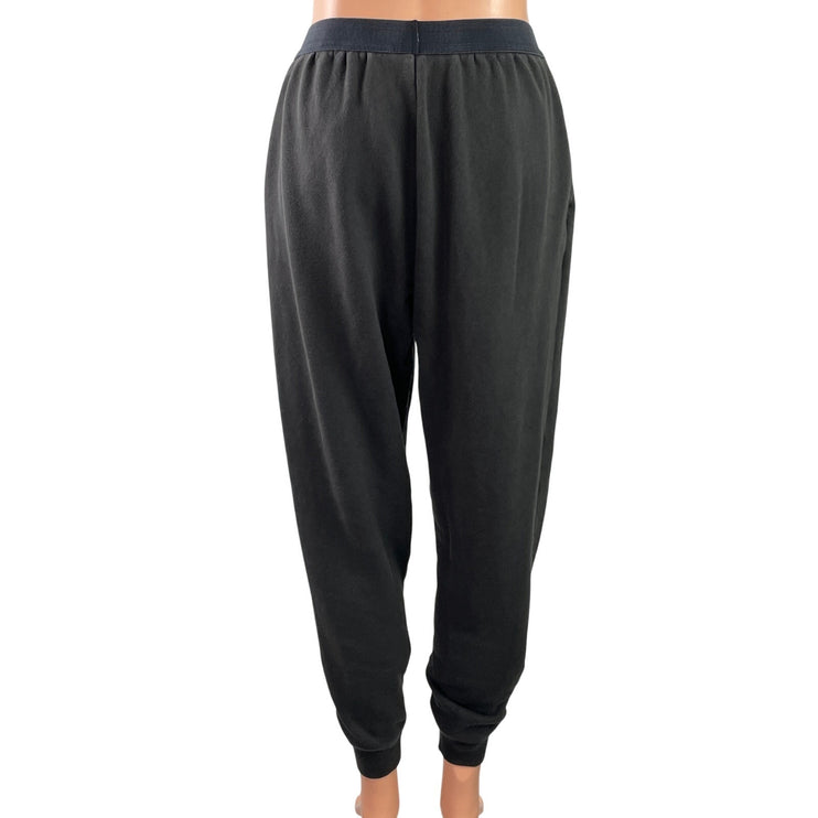 Calvin Klein Women's Black Monogram Lounge Sleepwear Trouser Jogger Pants Size S