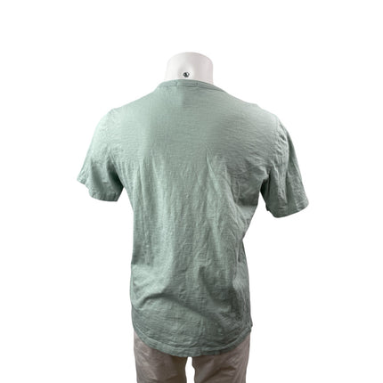 Theory Essential Men's Green Short Sleeve Crew Neck Slim Basic Tee T-Shirt Top M