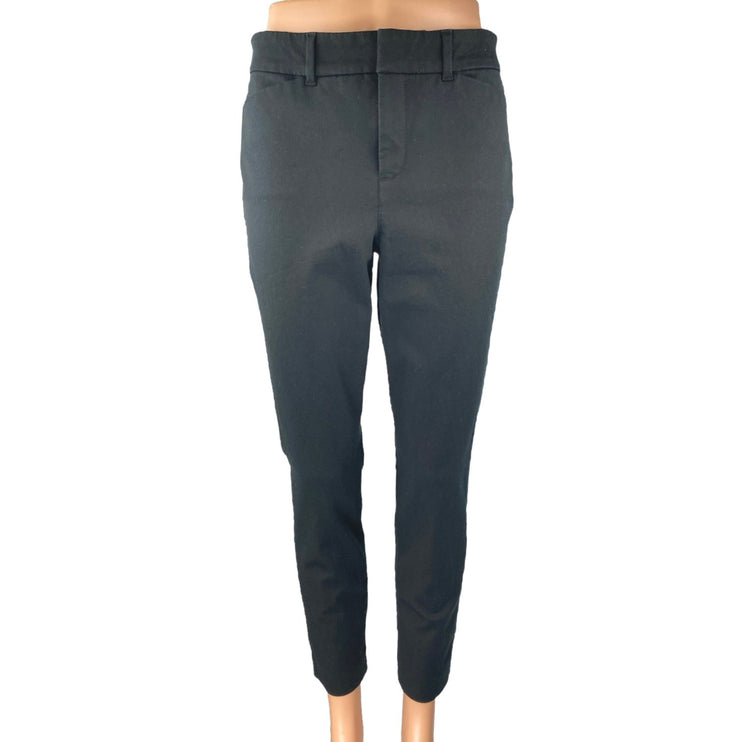 Old Navy Pixie Women's Black High Waisted Skinny Casual Trousers Pants Size 8