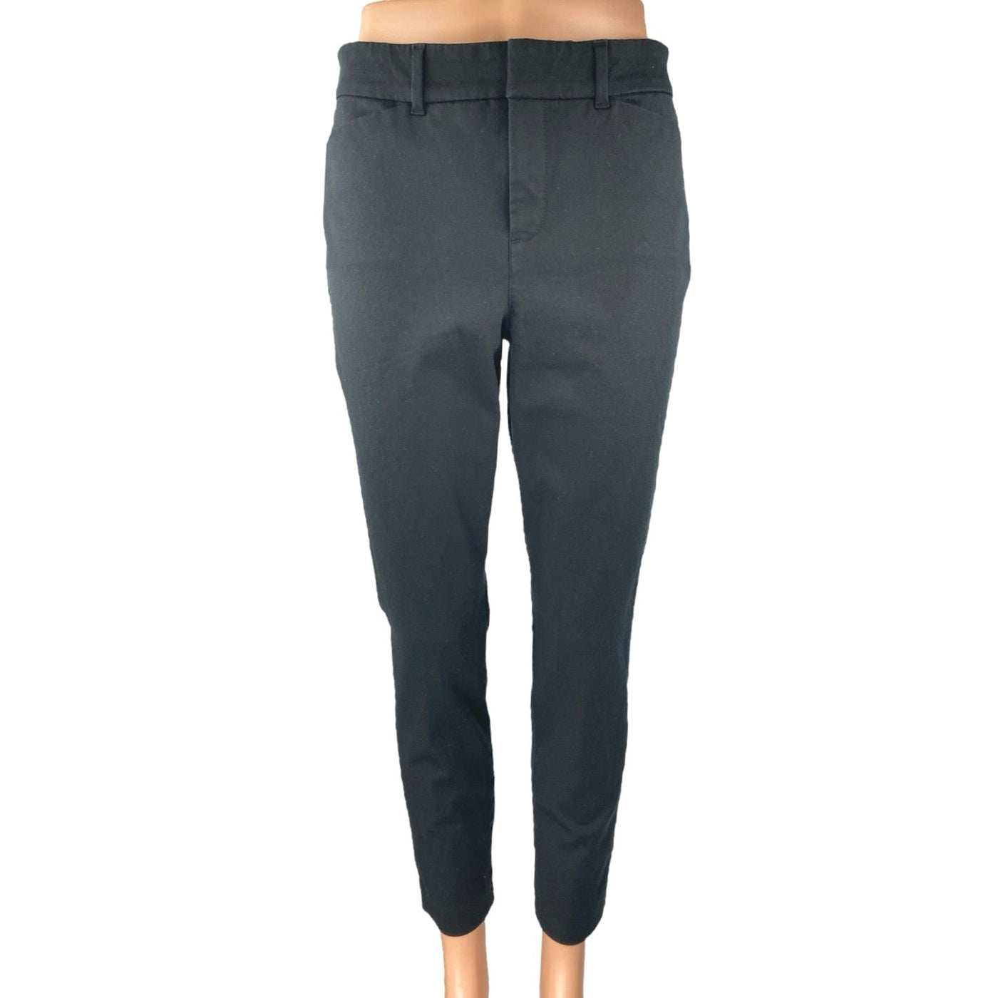 Old Navy Pixie Women's Black High Waisted Skinny Casual Trousers Pants Size 8