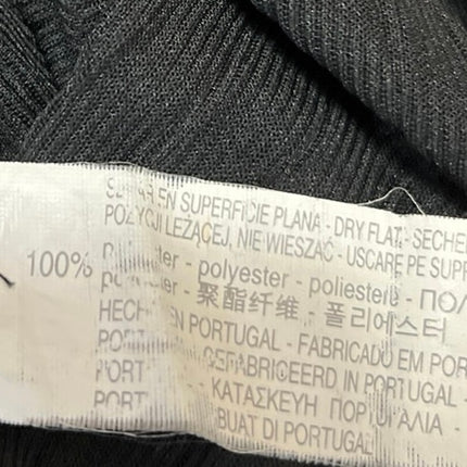 Zara Black Ruched Chiffon Sheer Square Neck Long Sleeve Crop Blouse Top Size S