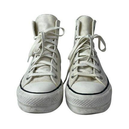 Converse Chuck Taylor All Star Made With Love White Lace Up Sneakers Shoes Sz 7