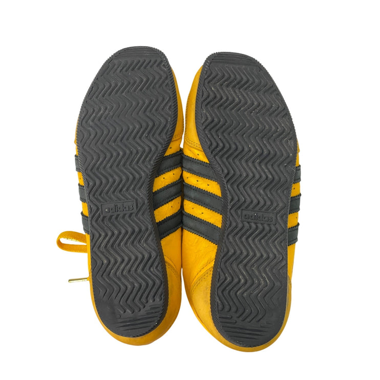 Adidas Originals Japan Women's Yellow Black Lace Up Low Top Sneakers Shoes 10
