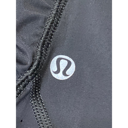 Lululemon Women's Black Blue Colorblock Low Rise Crop Athletic Leggings Pants 6