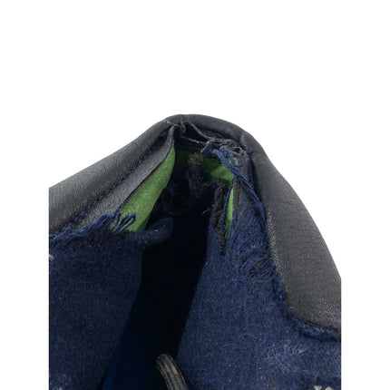 Alice + Whittles Black Lace Up Round Toe Lace Up Hiking Ankle Boots Size 7.5