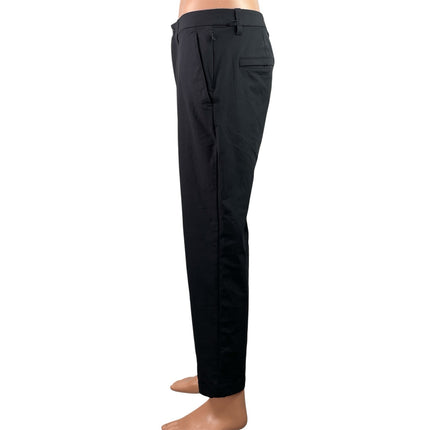 Lululemon Men's Black Straight Leg Ankle Chino Khaki Trousers Pants Size M