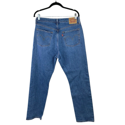 Levi's 501 Women's Blue Original Fit High Waisted Straight Denim Jeans Size 31