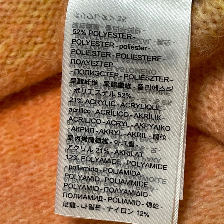 Levi's Cloud Orange Yellow Gradient Crewneck Oversized Sweatshirt Sweater Top L