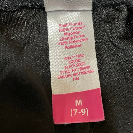 No Boundaries Black Mid Rise Floral Lace Embroidered Drawstring Mini Shorts Sz M