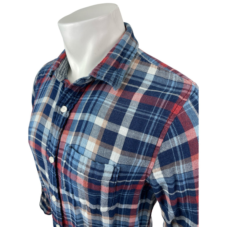 Abercrombie & Fitch Muscle Blue Long Sleeve Casual Button Down Shirt Top Size M