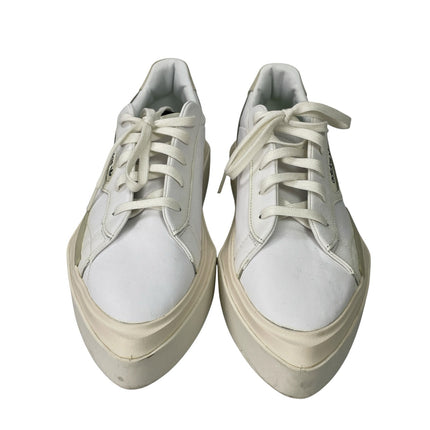 Adidas Hypersleek Women's Cream White Platform Lace Athletic Sneakers Shoes S47