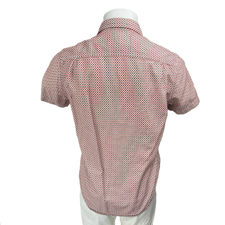 Penguin by Munsingwear Men’s Multicolor Short Sleeve Button Down Shirt Top Sz M