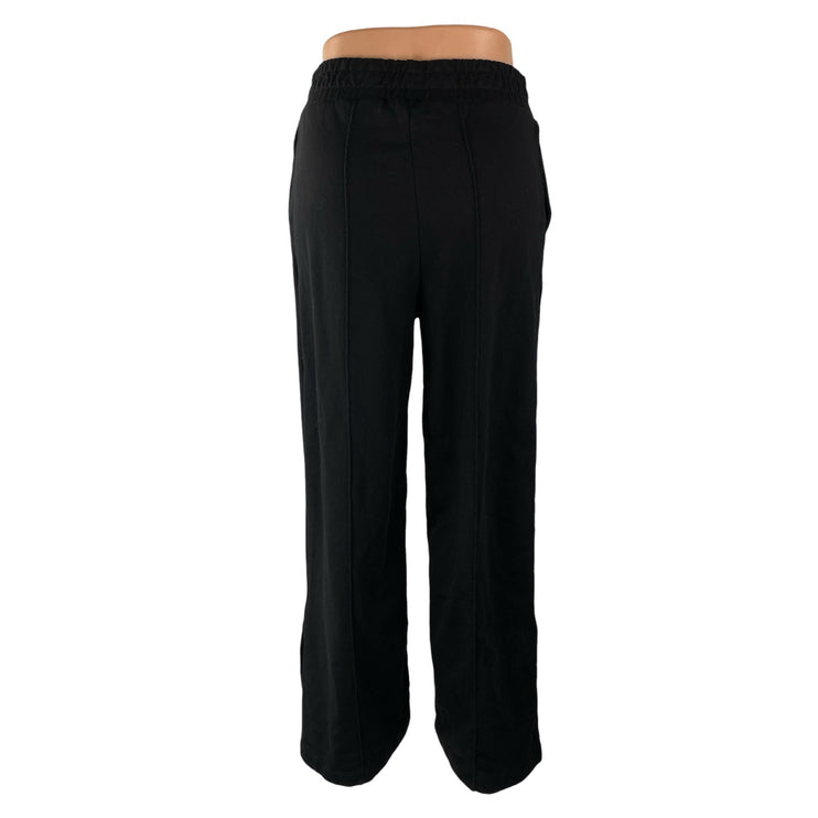 Sweaty Betty Women's Black High Waisted Wide Leg Baggy Trousers Pants Size 6