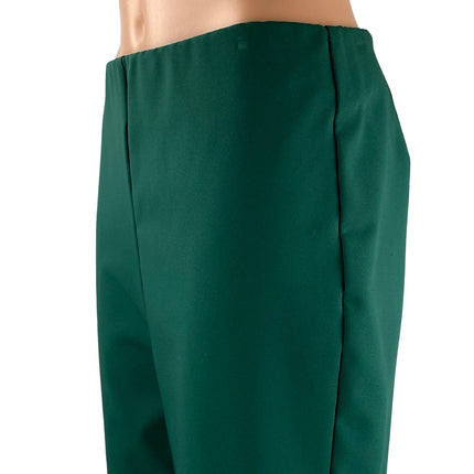 Rachel Zoe Women's Green High Rise Bootcut Flare Wide Leg Trousers Dress Pants 8