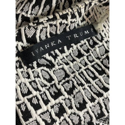 NEW Ivanka Trump Crocodile Print Ruffle Sleeveless Mini Flounce A-Line Dress 2