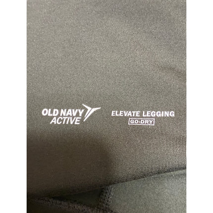 Old Navy Active Women's Black Yoga Gym Athletic Activewear Moto Leggings Pants M