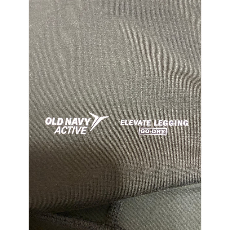 Old Navy Active Women's Black Yoga Gym Athletic Activewear Moto Leggings Pants M