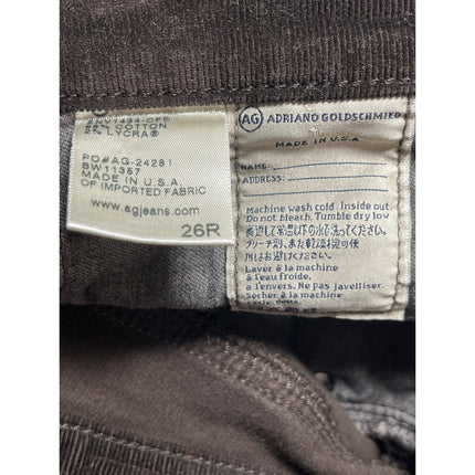 Adriano Goldschmied The Prima Mid Rise Cigarette Skinny Denim Jeans Pants Sz 26R