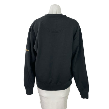 Guinness Womens Black Dublin Crew Neck Graphic Long Sleeve Sweatshirt Top Size S
