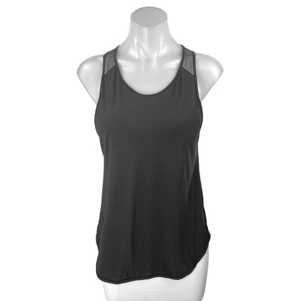 Lululemon Women's Black Sleeveless Mesh Yoga Workout Athletic Tank Top Size 6