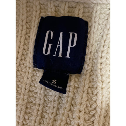 Gap Women's Beige Ribbed Knit Long Sleeve Button Up Cardigan Sweater Top Size S