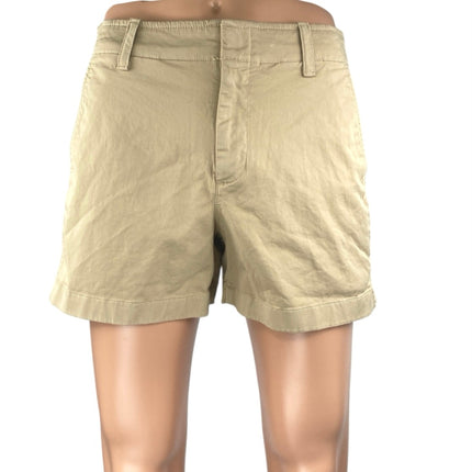 Gap 4" Downtown Men's Beige Tan Khaki Chino Straight Leg Casual Shorts Size 6